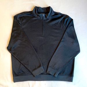 Men’s XXL CINCH 1/4 Zip Pullover Heather Black